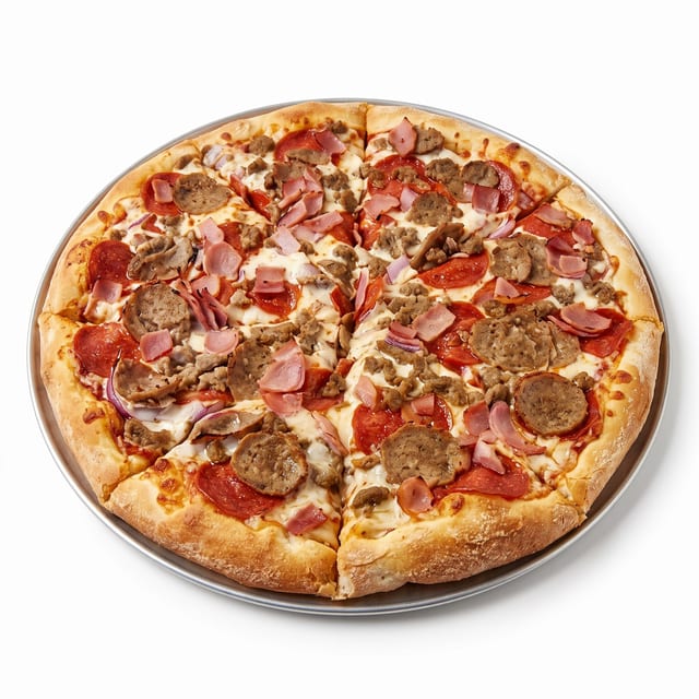 Meat Lover's New York Style Pizza.